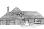 Classic European Style Can Be Seen With This Two-Story House Design