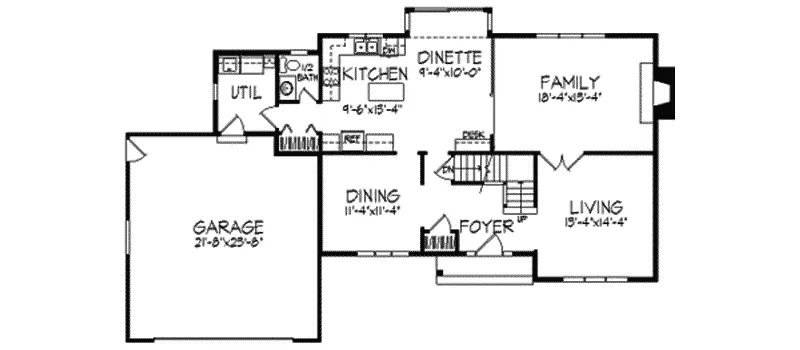 European House Plan First Floor - Brighton Park Greek Revival 091D-0164 - Search House Plans and More