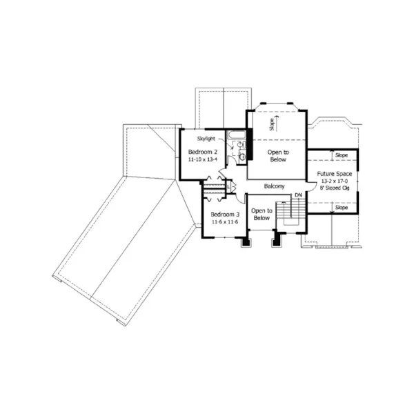 Traditional House Plan Second Floor - Almira European Home 091D-0176 - Search House Plans and More