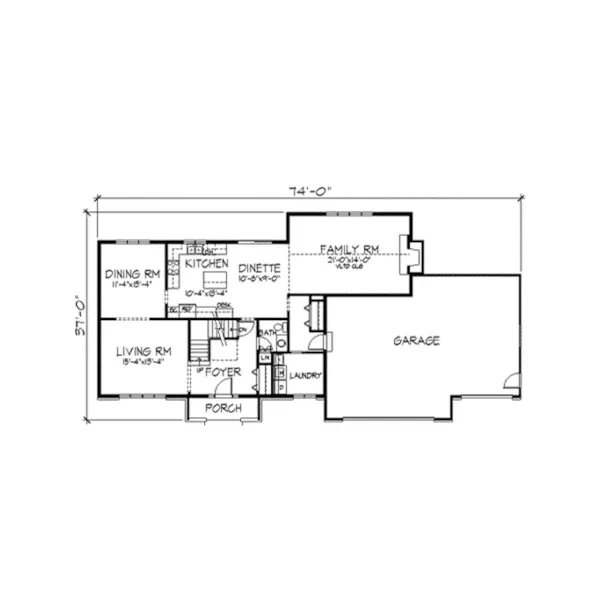 Traditional House Plan First Floor - Lincolnshire Tudor Home 091D-0197 - Shop House Plans and More