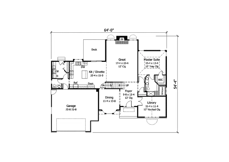 Traditional House Plan First Floor - Huntingdonshire Tudor Home 091D-0209 - Search House Plans and More