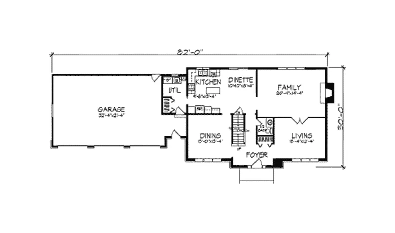 Greek Revival House Plan First Floor - Sutton Place Colonial Home 091D-0215 - Shop House Plans and More