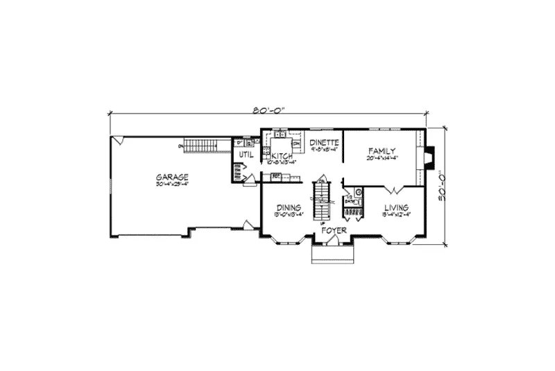 Traditional House Plan First Floor - Athena Way Tudor Style Home 091D-0218 - Search House Plans and More