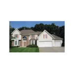 Traditional House With Three-Car Garage