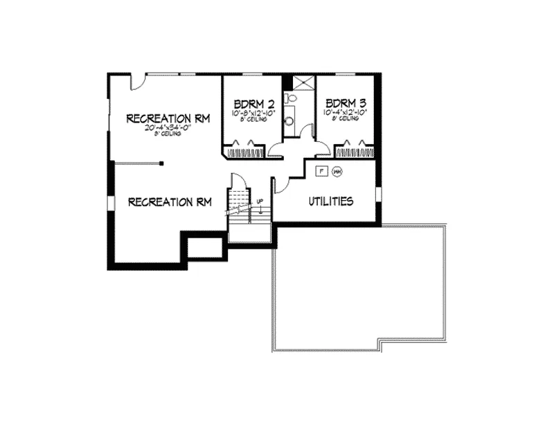 Country French House Plan First Floor - San Diego Ranch Home 091D-0228 - Shop House Plans and More