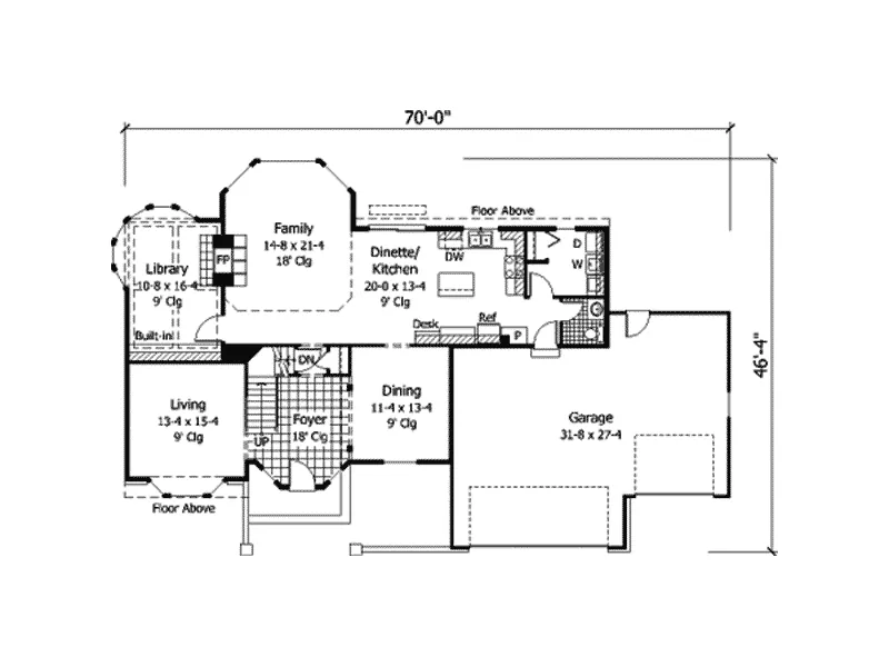 Victorian House Plan First Floor - Coburg Victorian Home 091D-0239 - Search House Plans and More