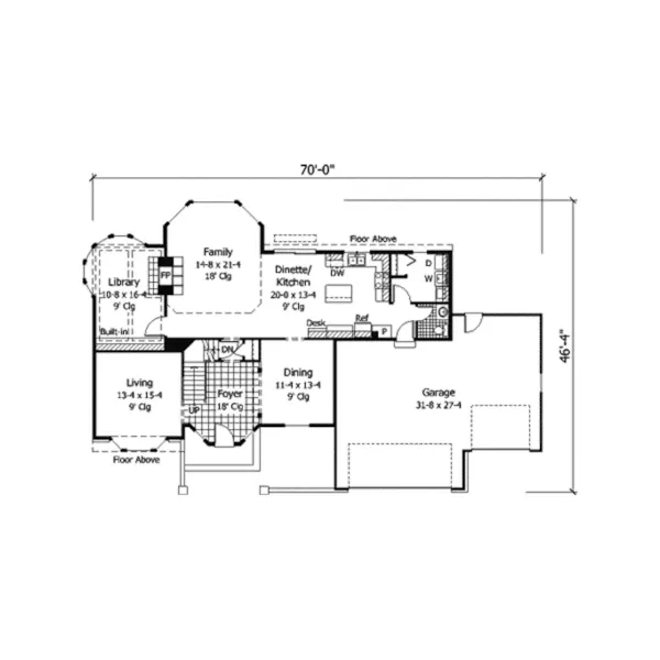 Victorian House Plan First Floor - Coburg Victorian Home 091D-0239 - Search House Plans and More