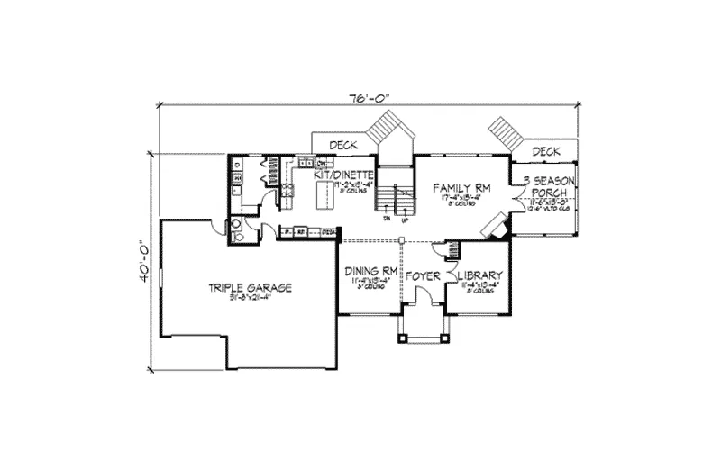 Traditional House Plan First Floor - Marcella Place Traditional Home 091D-0252 - Shop House Plans and More