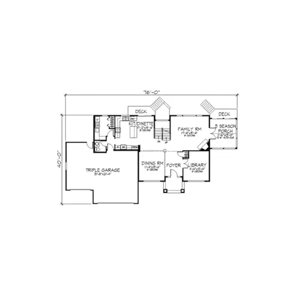 Traditional House Plan First Floor - Marcella Place Traditional Home 091D-0252 - Shop House Plans and More