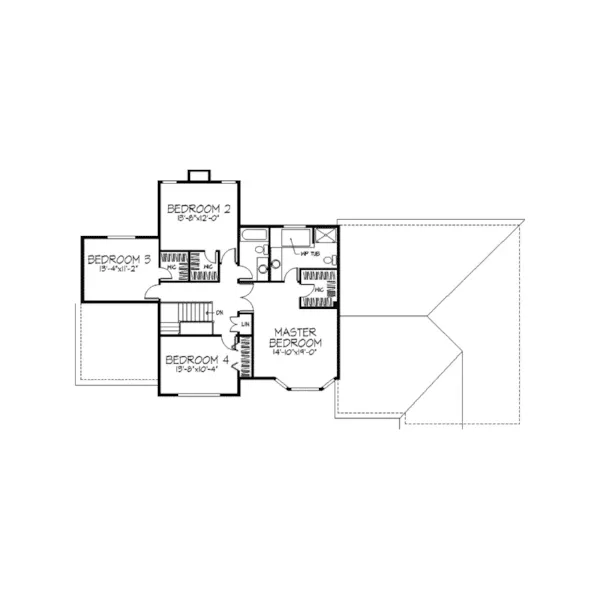 Country House Plan Second Floor - Chateau Country Tudor Home 091D-0262 - Search House Plans and More