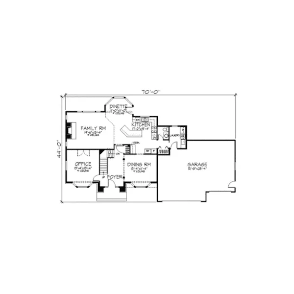 Traditional House Plan First Floor - Windemere Place Modern Home 091D-0263 - Shop House Plans and More