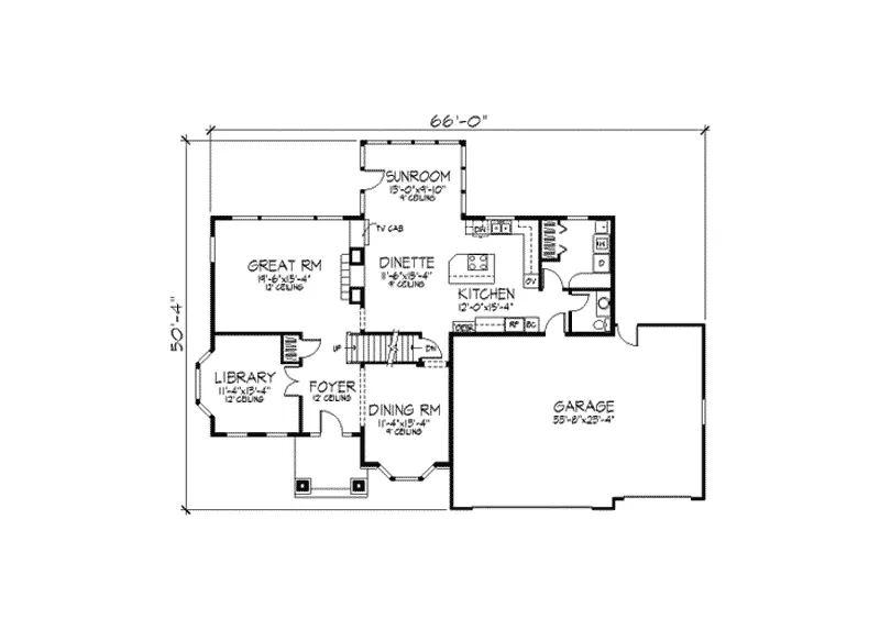 European House Plan First Floor - Stephanie Bay Sunbelt Home 091D-0270 - Shop House Plans and More