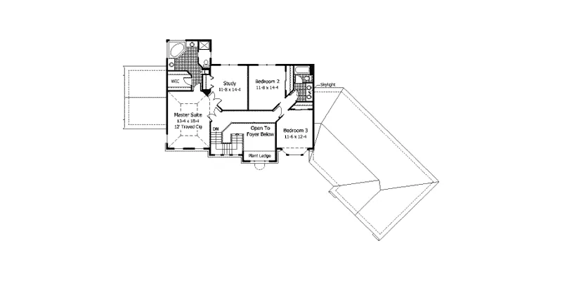 Colonial House Plan Second Floor - Herschel Luxury Home 091D-0284 - Search House Plans and More