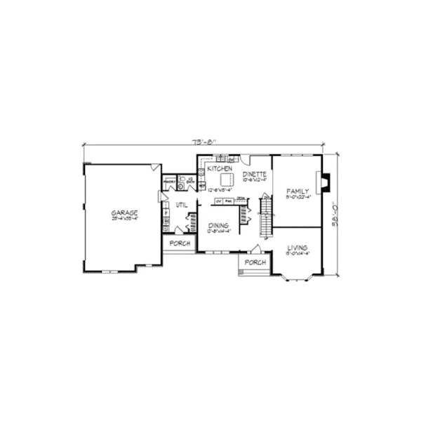 Colonial House Plan First Floor - Arlinda European Luxury Home 091D-0300 - Search House Plans and More