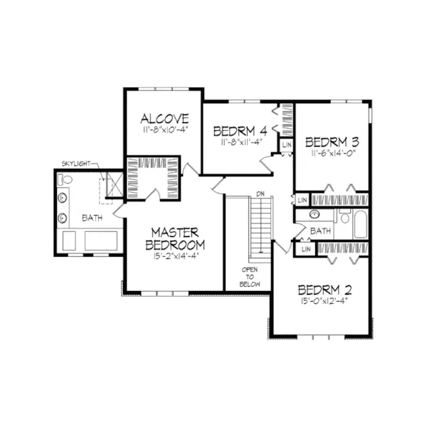 Colonial House Plan Second Floor - Arlinda European Luxury Home 091D-0300 - Search House Plans and More