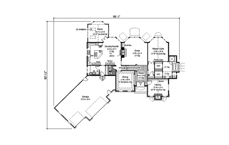 Luxury House Plan First Floor - Slateford Luxury European Home 091D-0330 - Shop House Plans and More