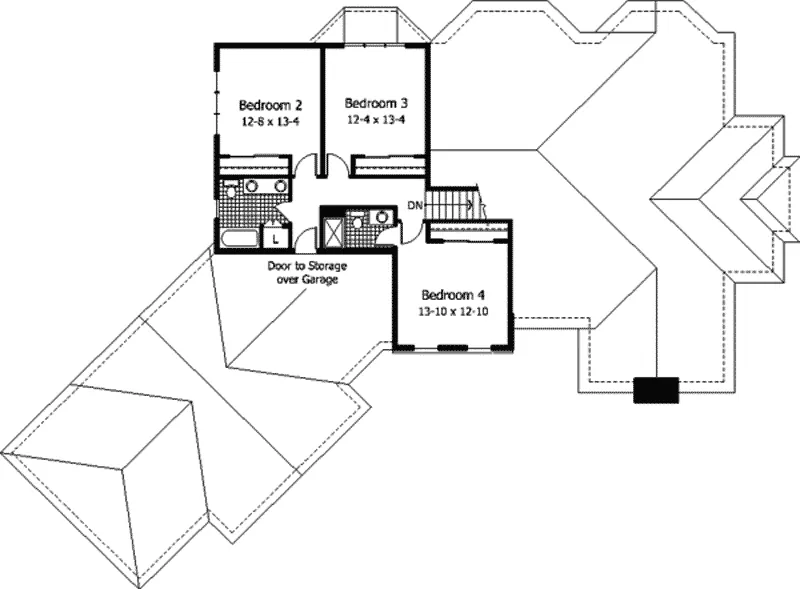 European House Plan Second Floor - Slateford Luxury European Home 091D-0330 - Shop House Plans and More