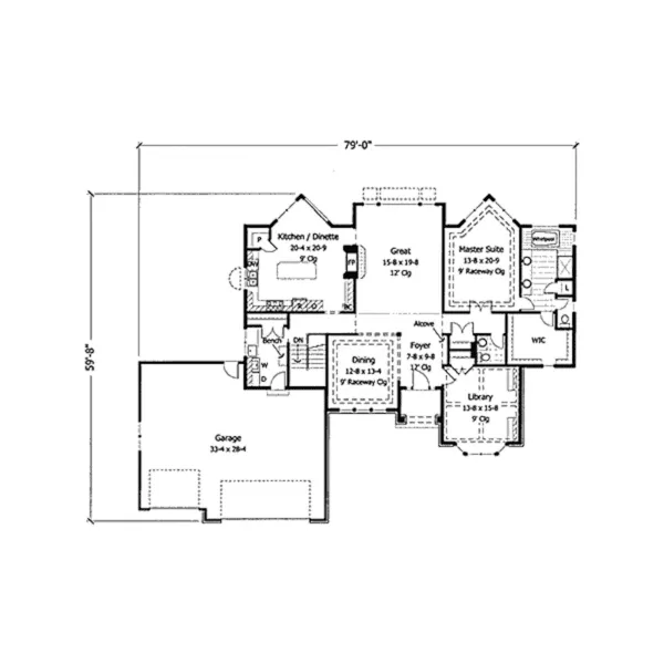 Luxury House Plan First Floor - Roseto Luxury Home 091D-0335 - Shop House Plans and More