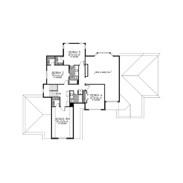 Southern House Plan Second Floor - Veracruz Luxury Home 091D-0338 - Shop House Plans and More