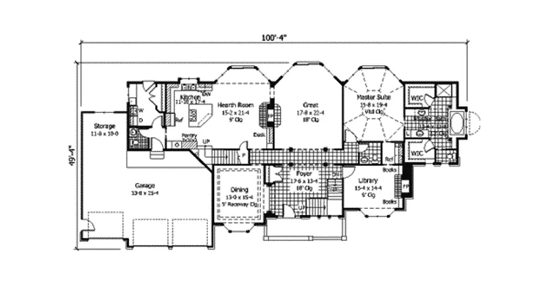 Luxury House Plan First Floor - Giacomo Luxury European Home 091D-0346 - Search House Plans and More