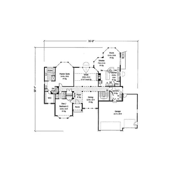 Country French House Plan First Floor - Fawnway Luxury Home 091D-0352 - Search House Plans and More