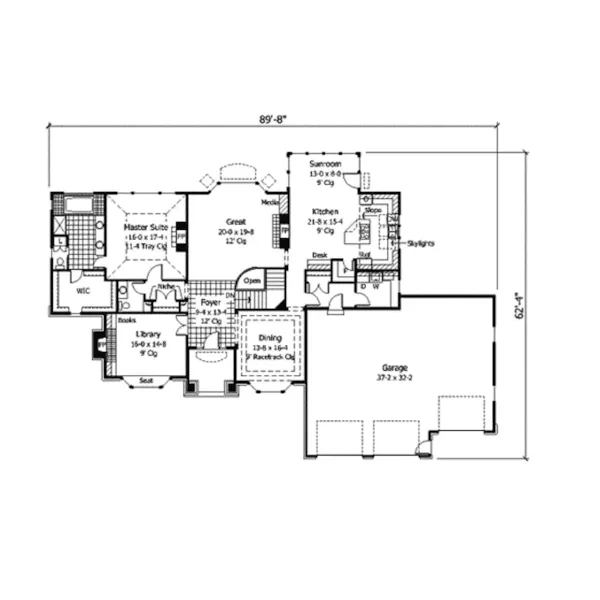 Luxury House Plan First Floor - Almond Bay Luxury Home 091D-0353 - Search House Plans and More