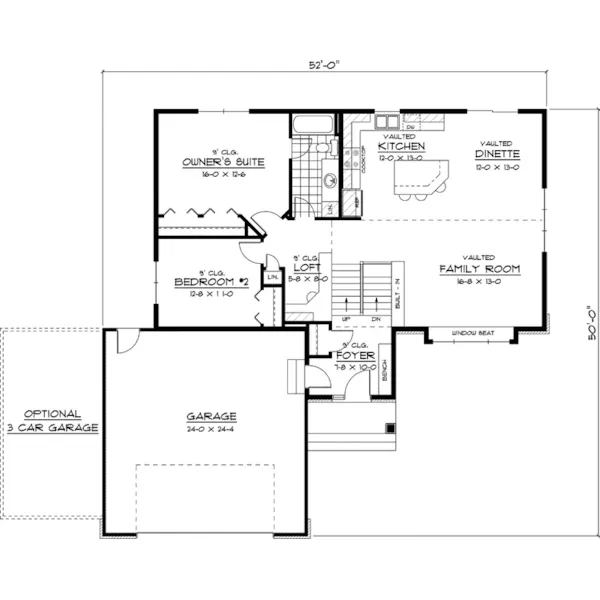 Shingle House Plan First Floor - Imogene Farm Country Home 091D-0369 - Search House Plans and More