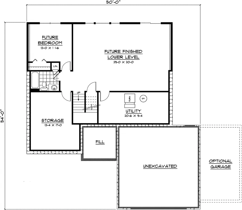 Traditional House Plan First Floor - Dittmer Ranch Home 091D-0371 - Search House Plans and More