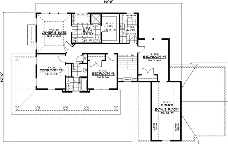 Country House Plan Second Floor - Camelot Gardens Country Home 091D-0403 - Search House Plans and More