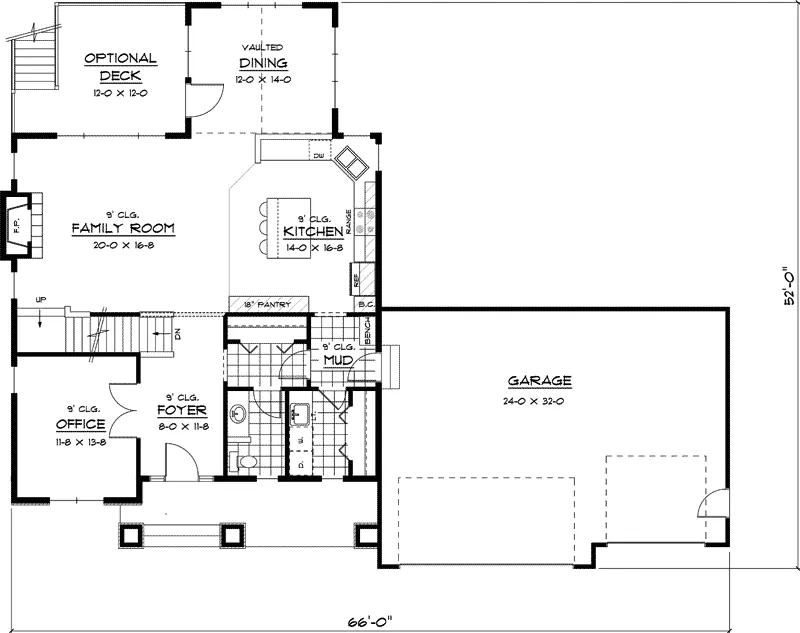 Craftsman House Plan First Floor - Surrey Lane Colonial Home 091D-0420 - Shop House Plans and More