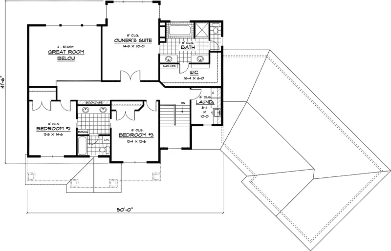 Colonial House Plan Second Floor - Solferino Luxury Home 091D-0444 - Shop House Plans and More