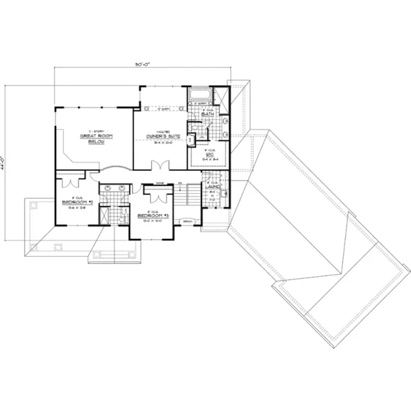 Luxury House Plan Second Floor - Avlona Arts And Crafts Home 091D-0447 - Search House Plans and More