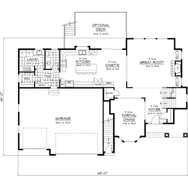 Neoclassical House Plan First Floor - Gabrielle Traditional Home 091D-0452 - Search House Plans and More