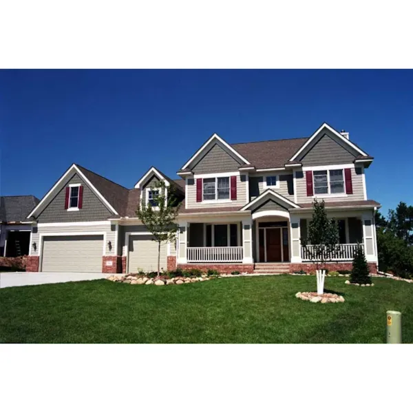 Gorgeous Craftsman Style Two-Story Makes A Bold Design Statement