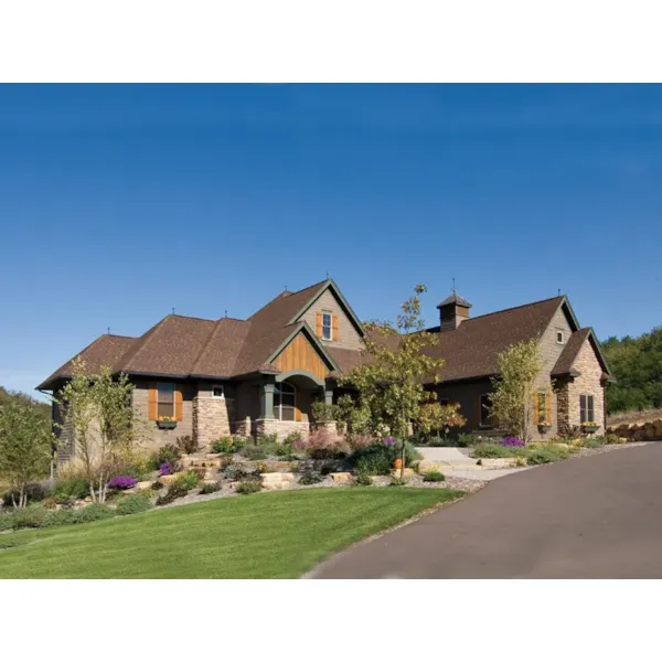 European Style Ranch With Rustic Exterior