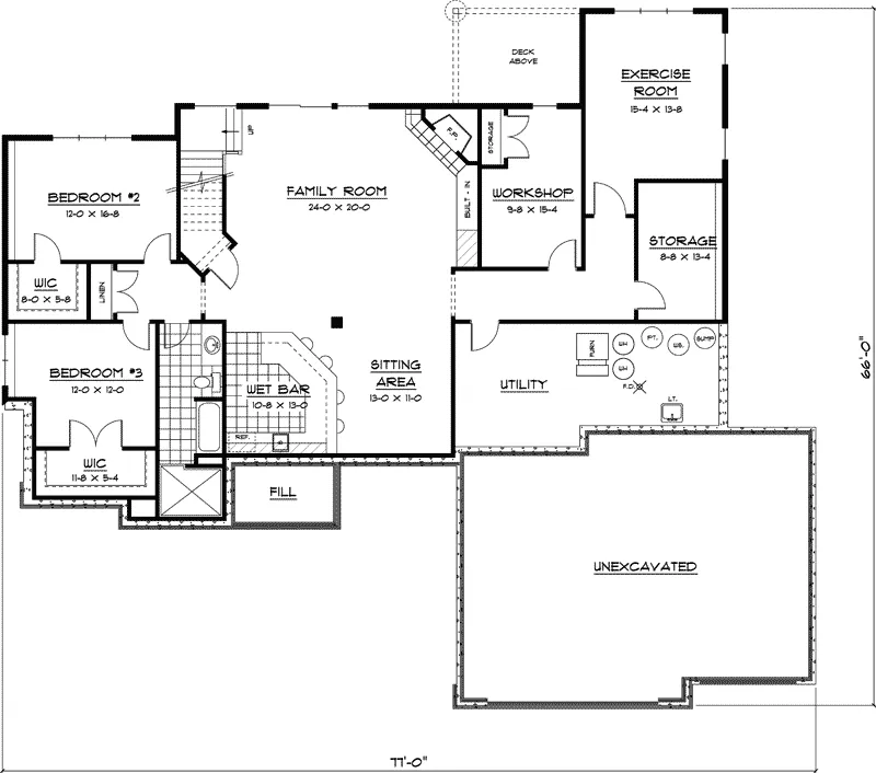 Luxury House Plan Lower Level Floor - Dolan Luxury Home 091D-0472 - Search House Plans and More