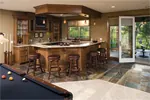 Traditional House Plan Bar Photo - Paloma Luxury Home 091D-0476 - Shop House Plans and More