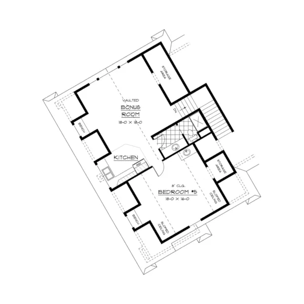 Tudor House Plan Bonus Room - Paloma Luxury Home 091D-0476 - Shop House Plans and More