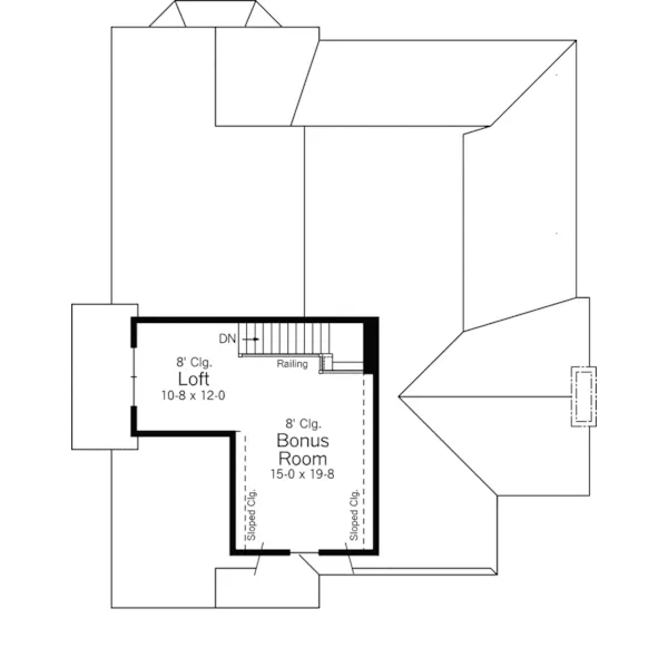 Country House Plan Second Floor - Floradale Country French Home 091D-0484 - Search House Plans and More