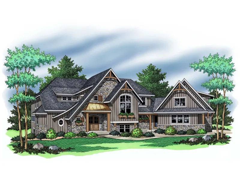 European House Plan Front of Home - Tudor Hill English Cottage Home 091D-0504 - Shop House Plans and More