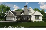 Waterfront House Plan Front of House 091D-0507