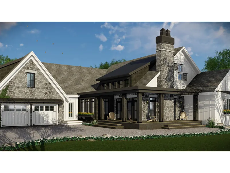 Modern House Plan Front Photo 01 - Dickson Hollow Country Cottage 091D-0507 - Shop House Plans and More