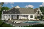 Modern House Plan Rear Photo 02 - Dickson Hollow Country Cottage 091D-0507 - Shop House Plans and More