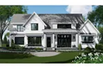 Florida House Plan Front Image - Americana Modern Farmhouse 091D-0509 - Shop House Plans and More
