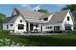 Country House Plan Rear Photo 01 - Americana Modern Farmhouse 091D-0509 - Shop House Plans and More
