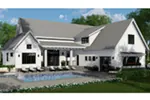 Country House Plan Rear Photo 02 - Americana Modern Farmhouse 091D-0509 - Shop House Plans and More