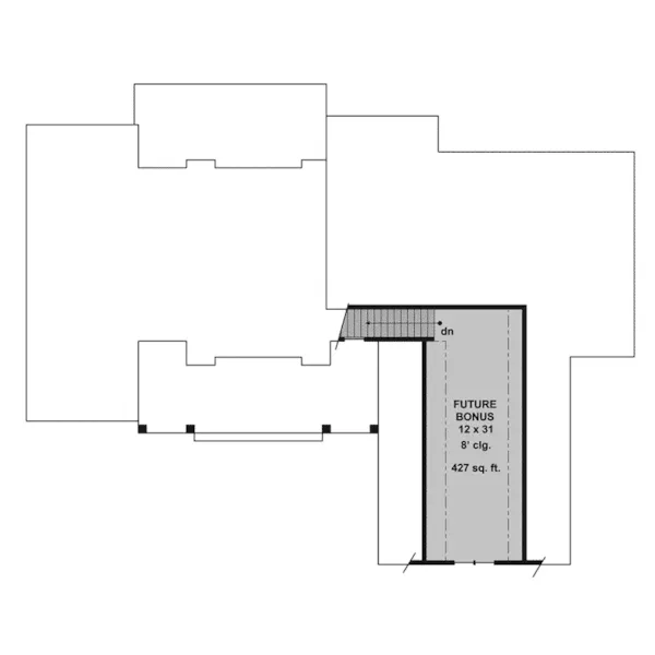 Modern Farmhouse Plan Second Floor - Swan Creek Modern Farmhouse 091D-0510 - Shop House Plans and More