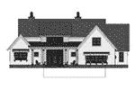 Modern Farmhouse Plan Front Elevation - Swan Creek Modern Farmhouse 091D-0510 - Shop House Plans and More