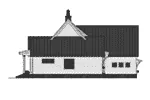 Lake House Plan Left Elevation - Swan Creek Modern Farmhouse 091D-0510 - Shop House Plans and More