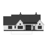 Modern Farmhouse Plan Rear Elevation - Swan Creek Modern Farmhouse 091D-0510 - Shop House Plans and More